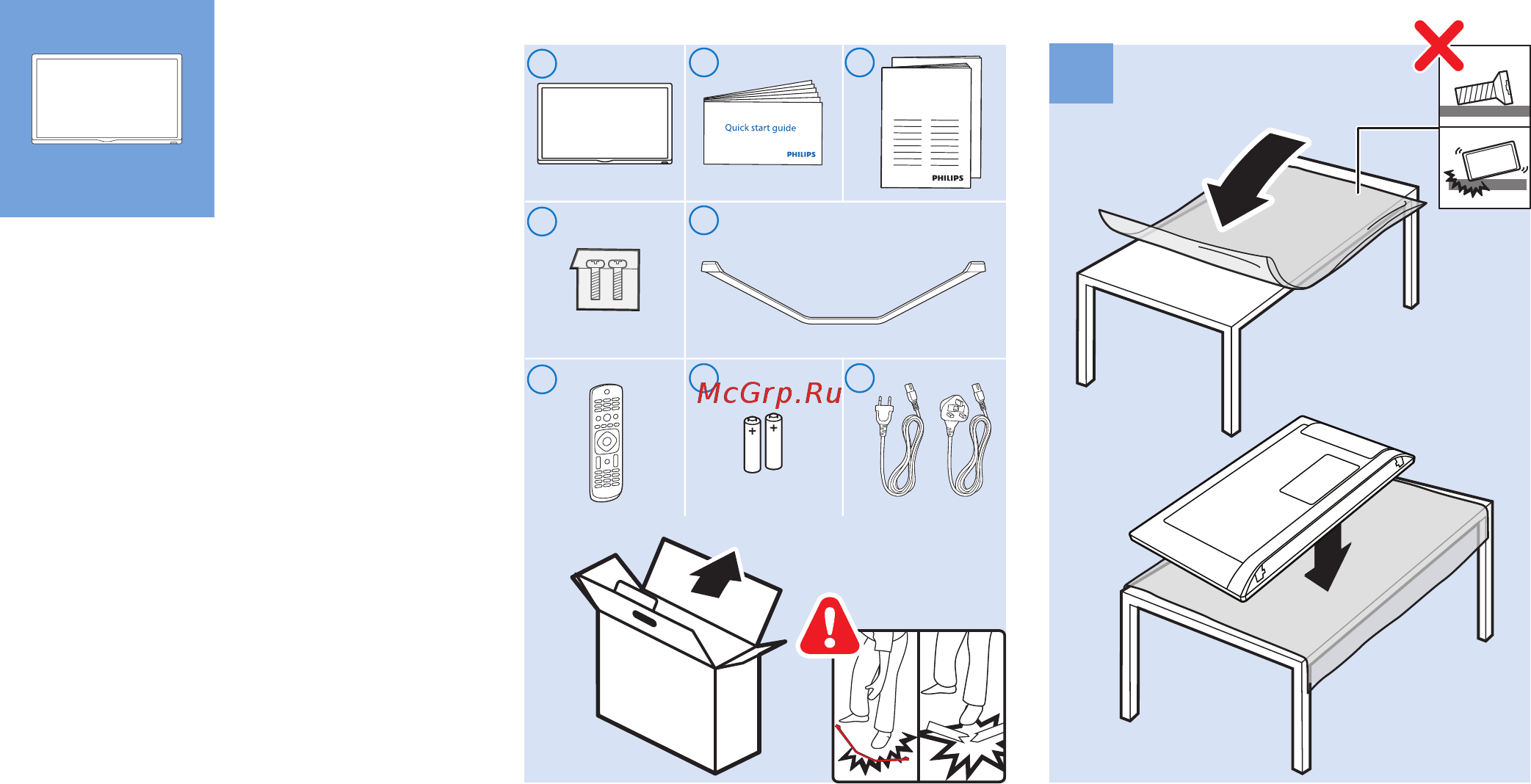 Philips 22PFS5304/60 Краткое руководство онлайн [5/16] 425052