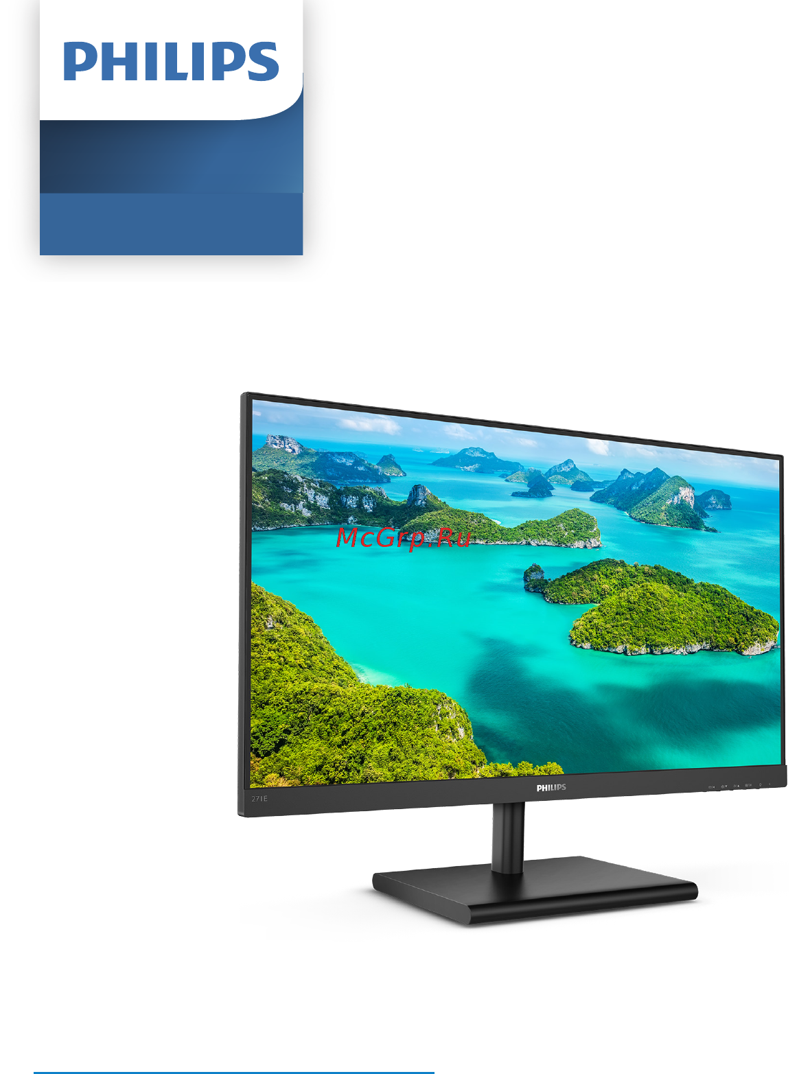 Philips 271E1SD/01 Инструкция по эксплуатации онлайн
