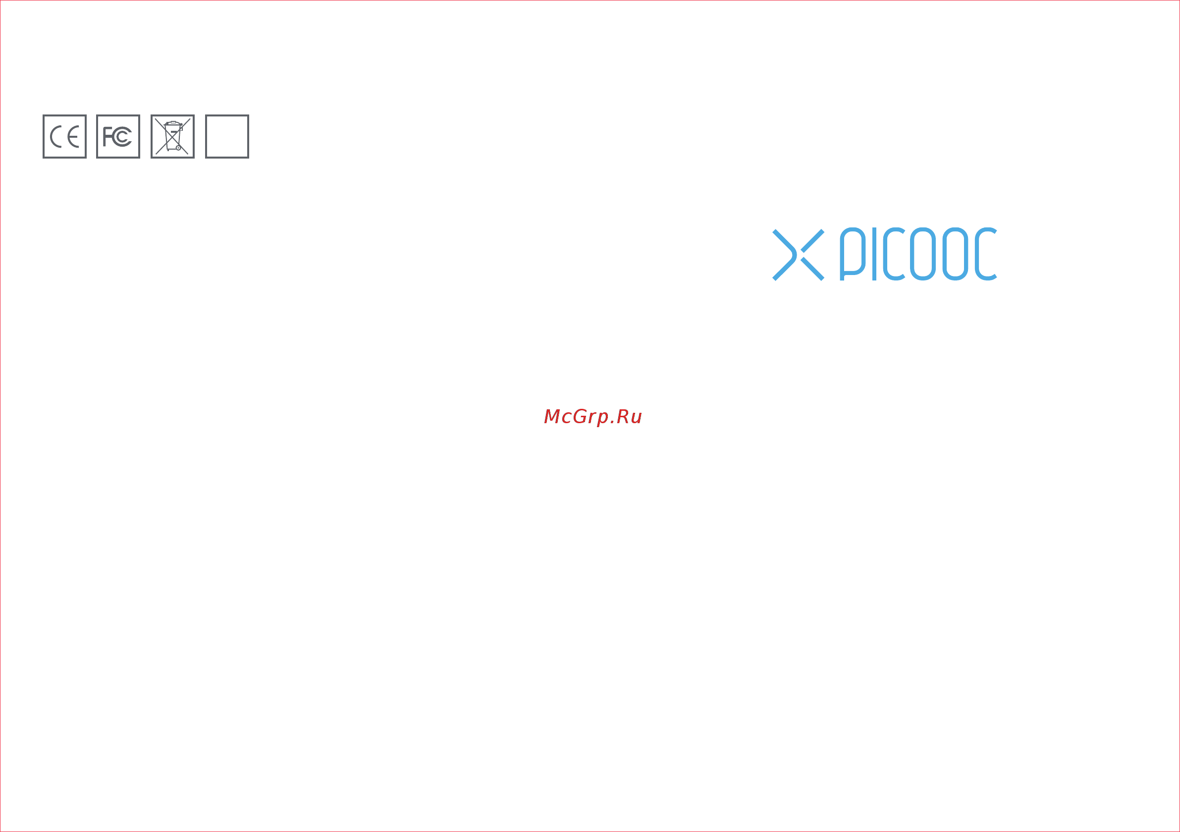 Picooc Mini White Руководство пользователя онлайн