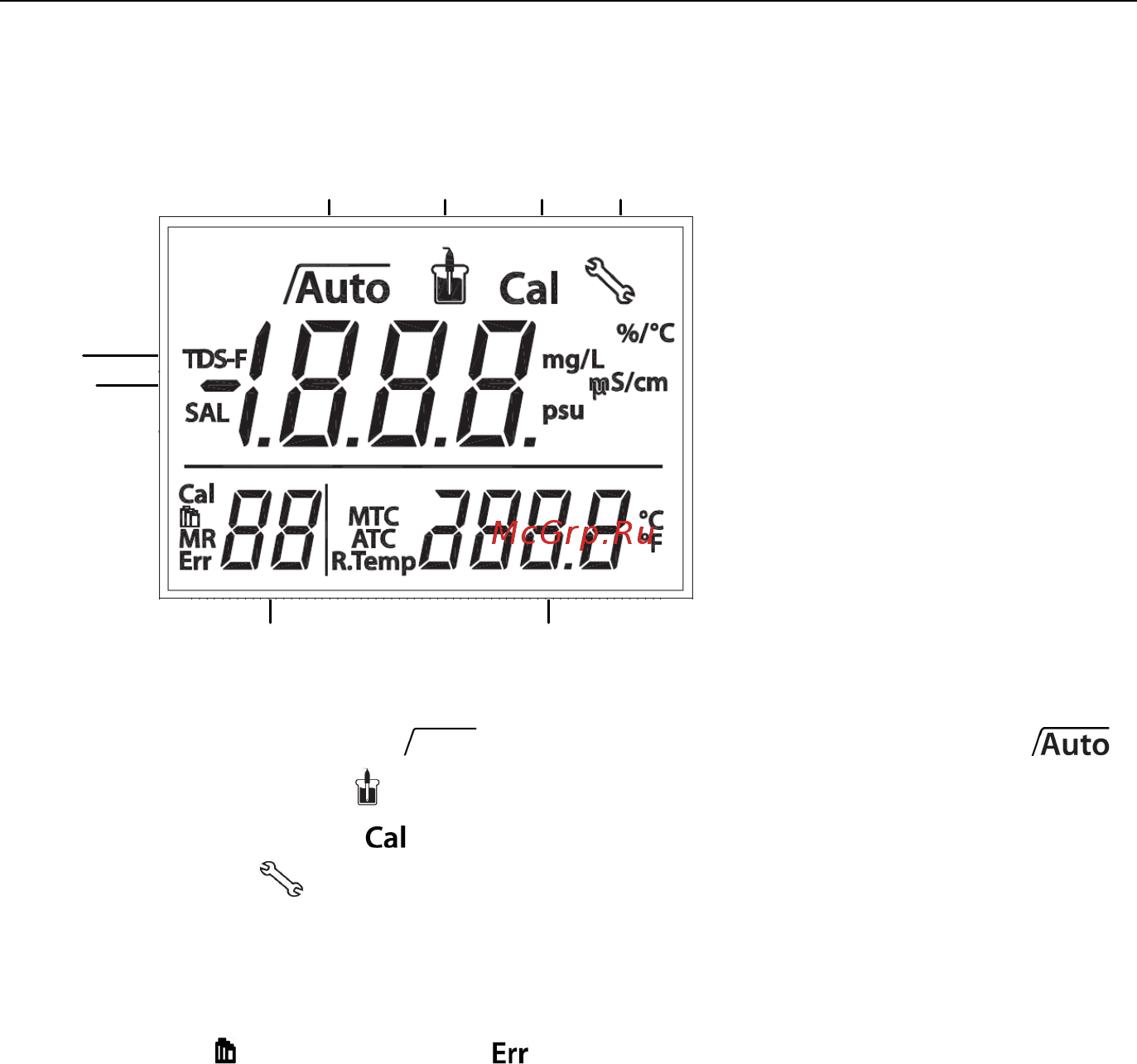 OHAUS ST3100C-F [7/24] Информация на дисплее и органы управления