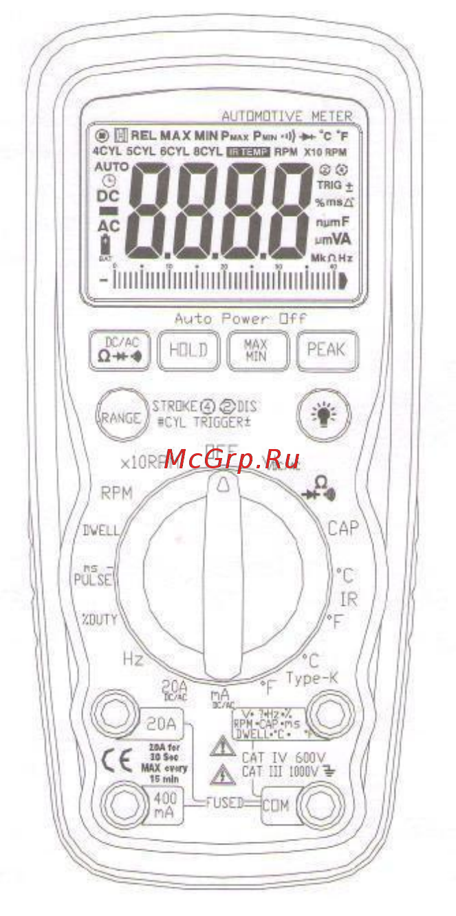 CEM AT-9955 Руководство по эксплуатации онлайн