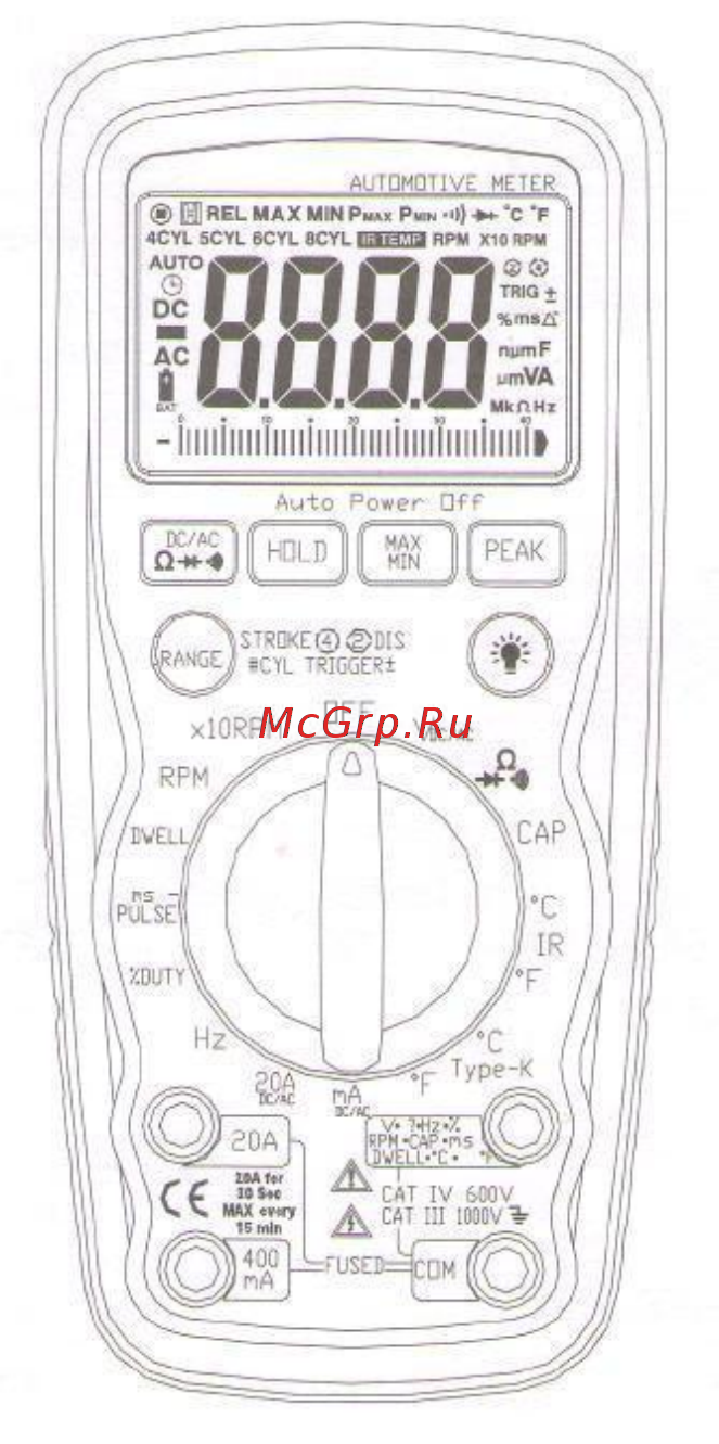 CEM AT-9955 [8/38] Перед началом работы