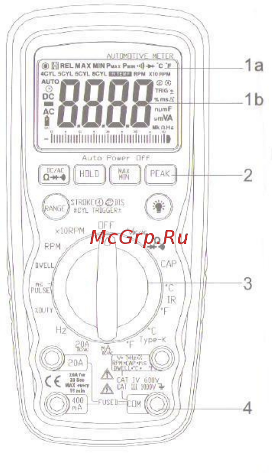 CEM AT-9955 [9/38] Мультиметр
