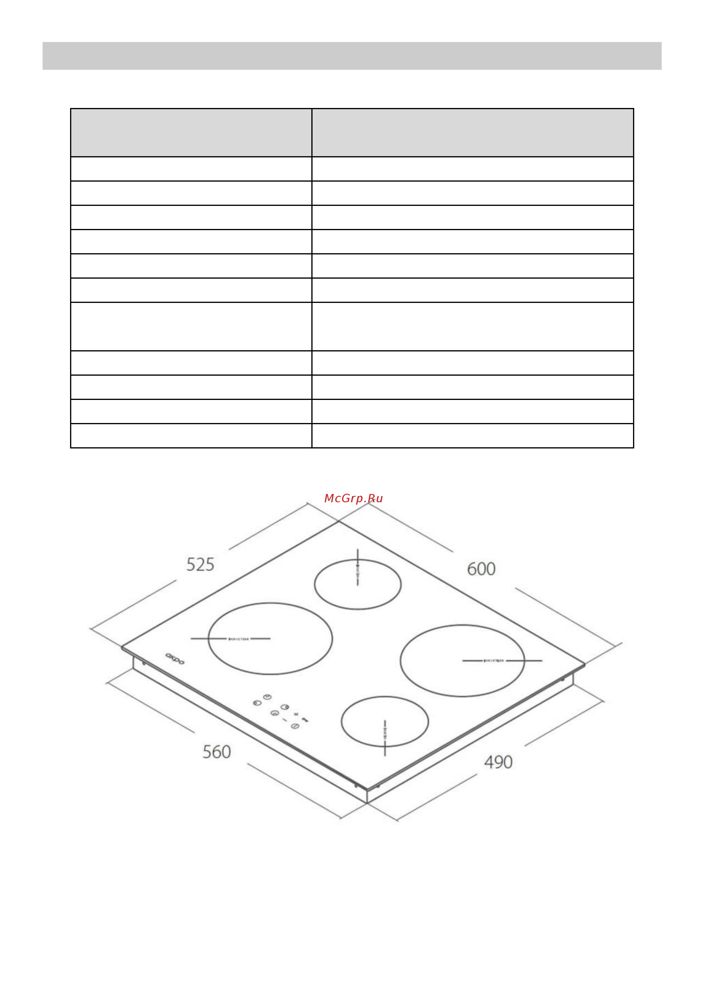 AKPO PIA 6082501 [4/26] Технические характеристики