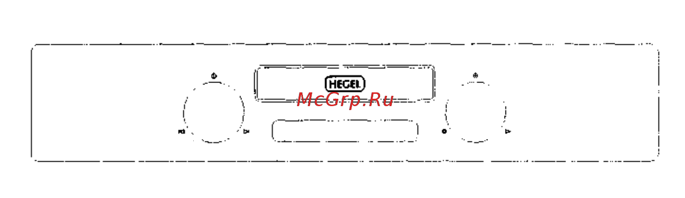 Hegel CDP4A mk2 Silver Руководство по эксплуатации онлайн [3/8] 429174