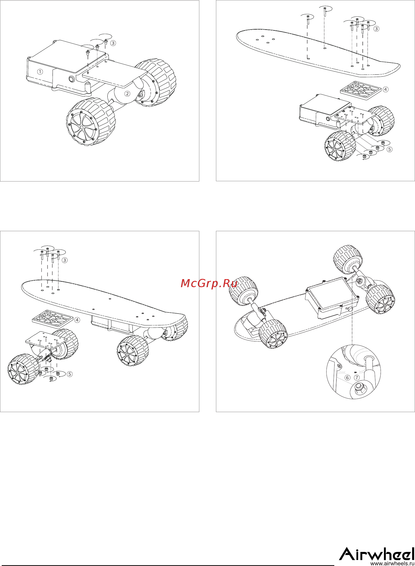 Airwheel M3 162.8WH Black [9/15] Сборка