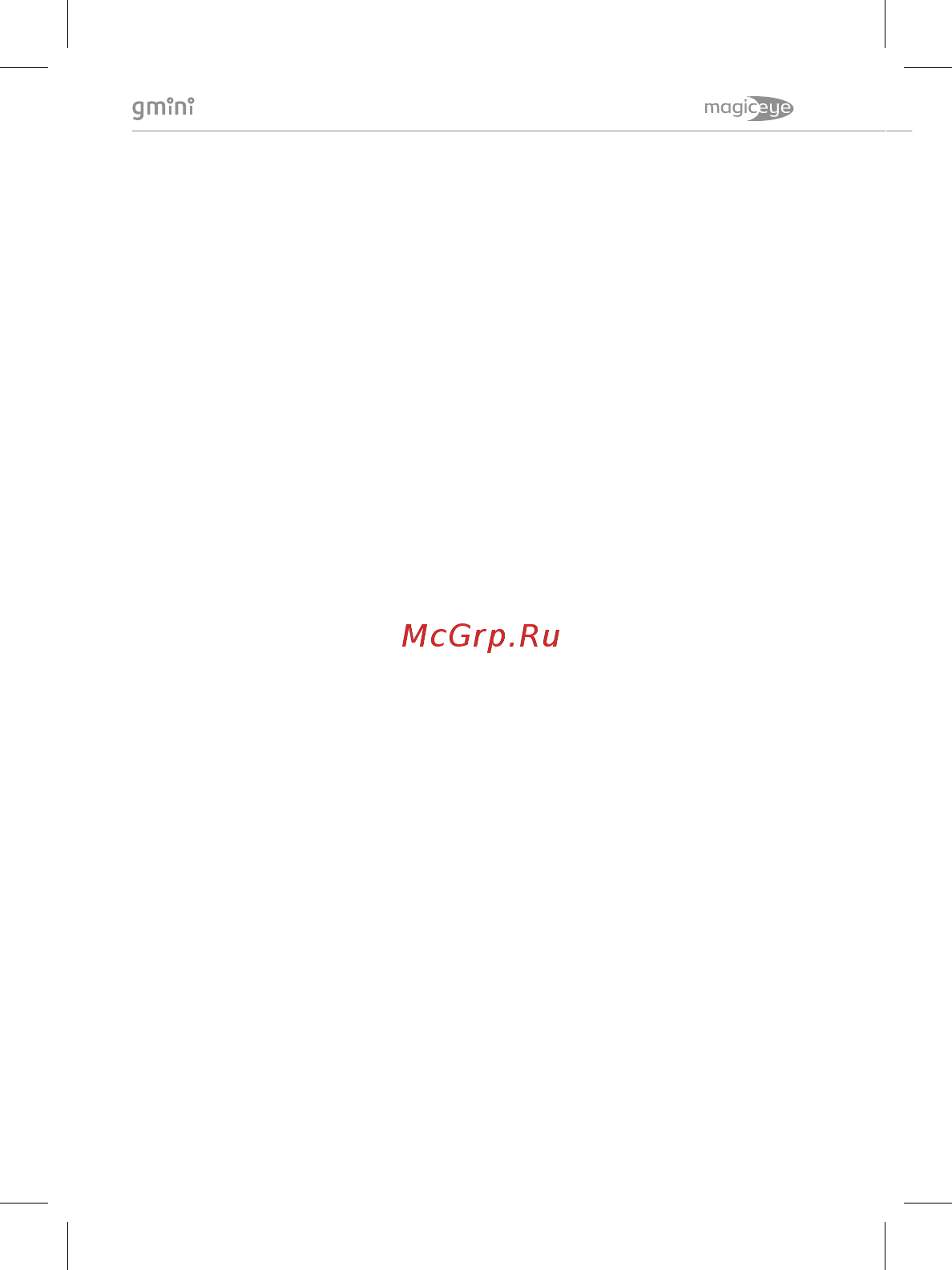 Gmini MagicEye HDS8000Pro Руководство по эксплуатации онлайн [10/24] 429361