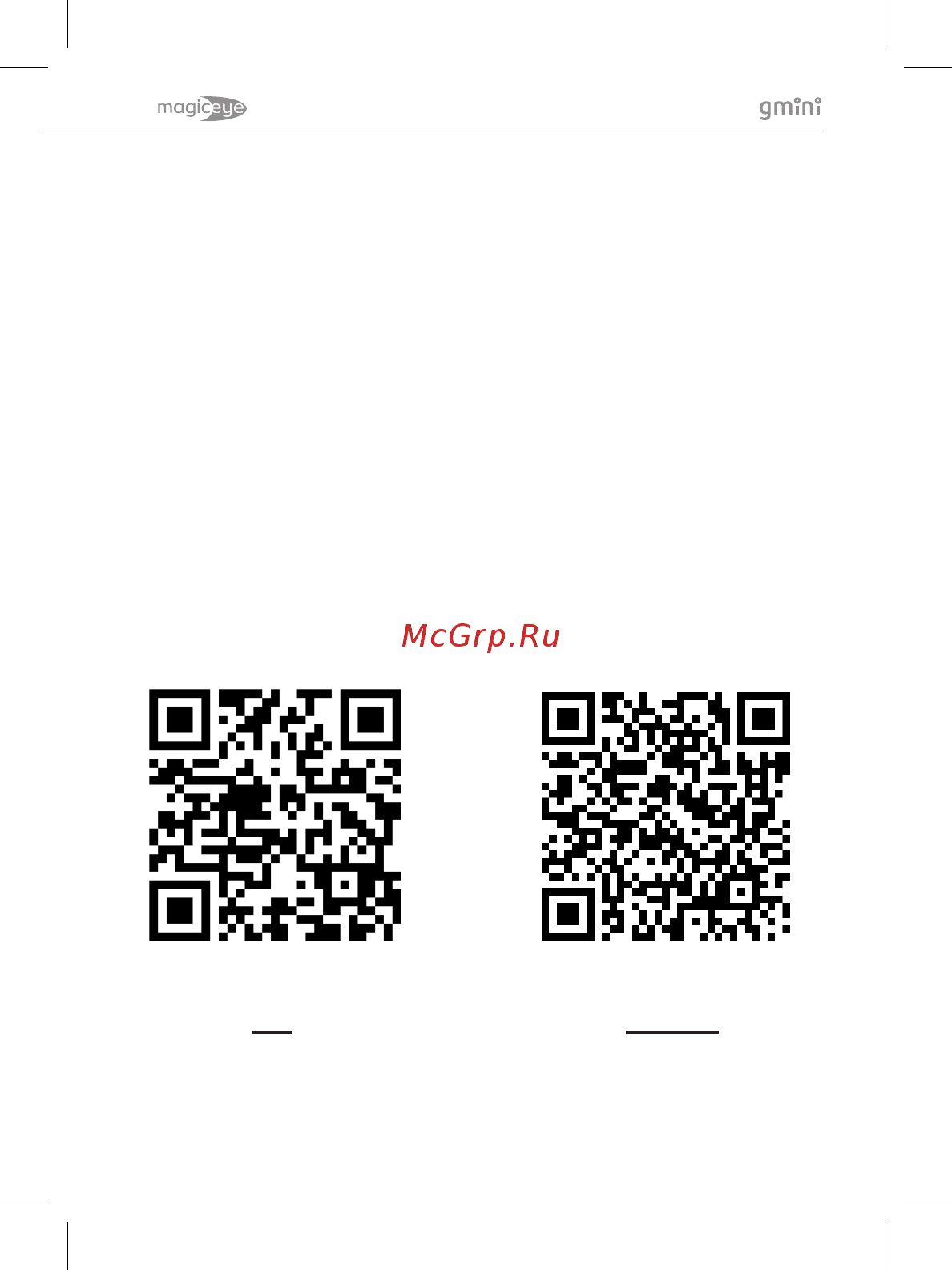 Gmini MagicEye HDS8000Pro Руководство по эксплуатации онлайн [11/24] 429361