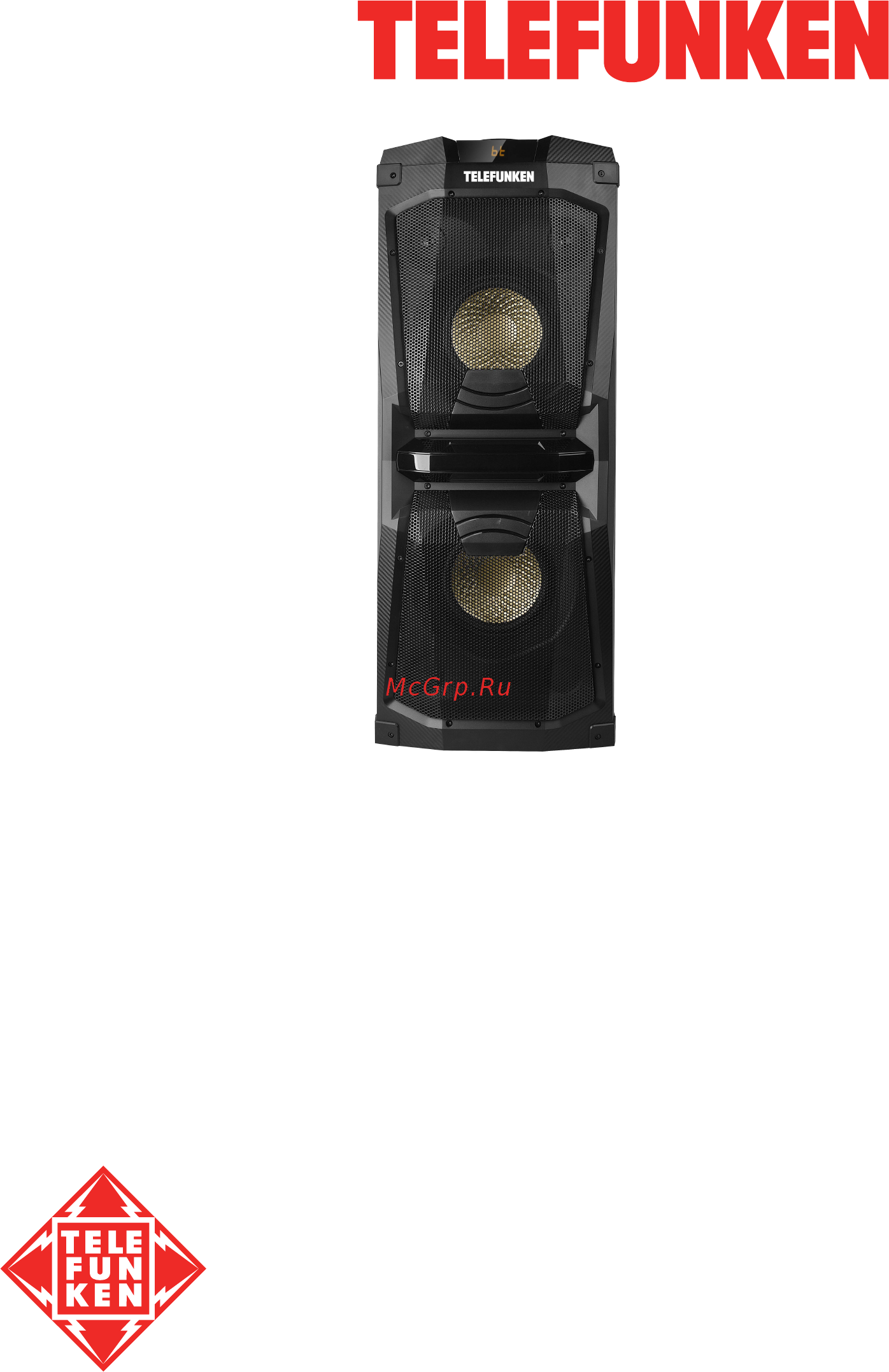 Telefunken TF-MS2102 Black Руководство по эксплуатации онлайн