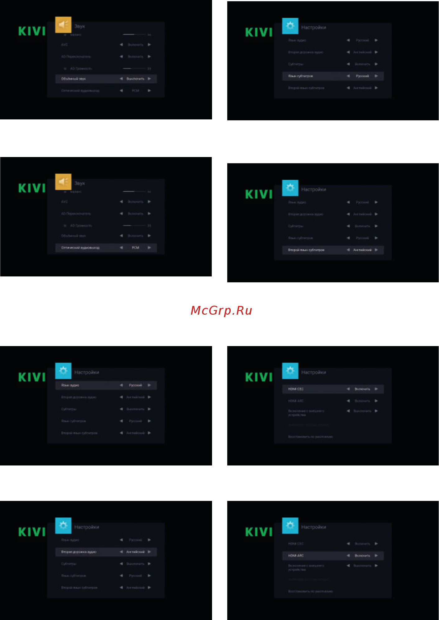 KIVI 50FR50GR [24/27] V настройки