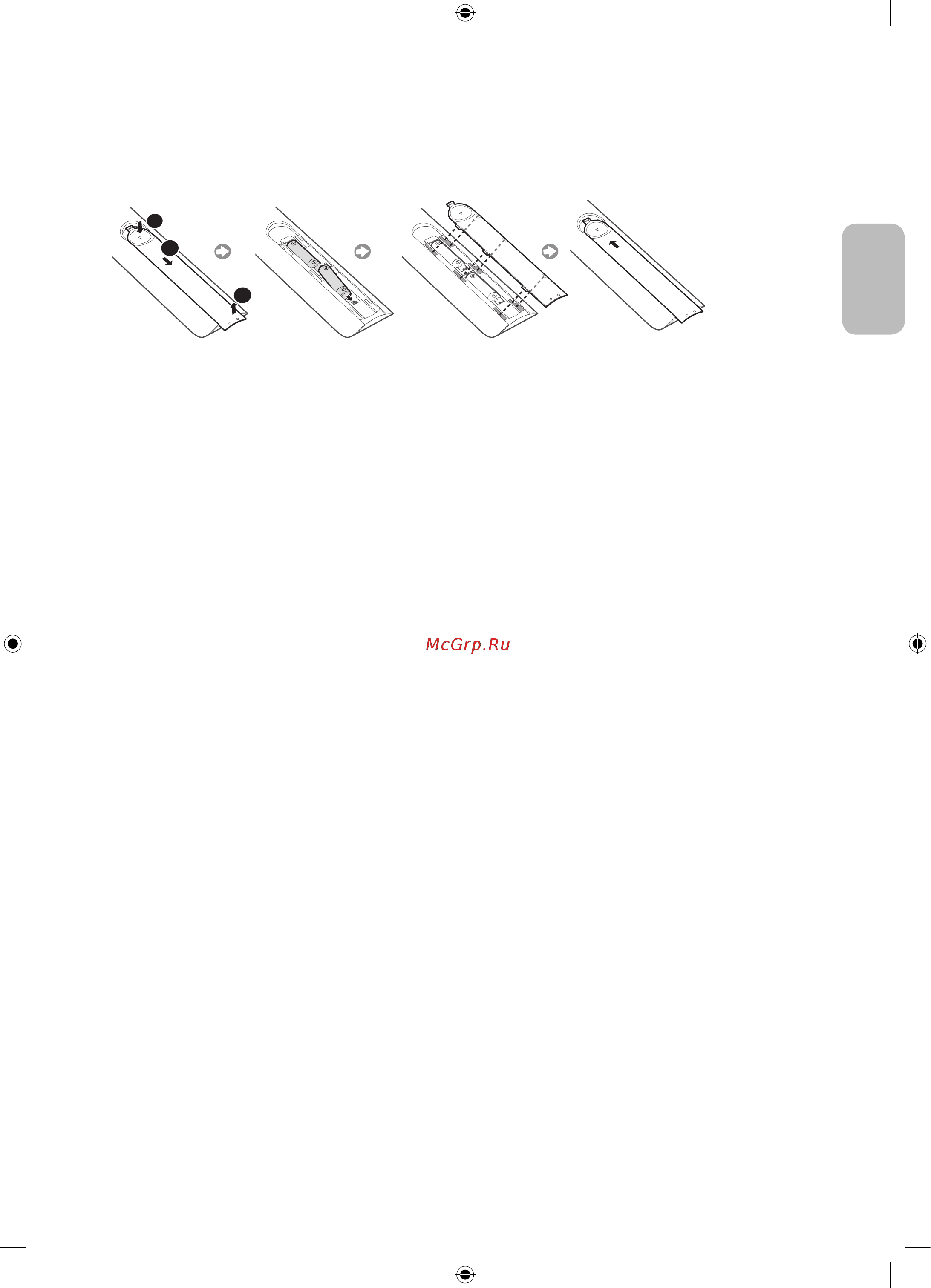 Samsung UE43NU7097U [33/44] Installing batteries into the remote control battery size aaa