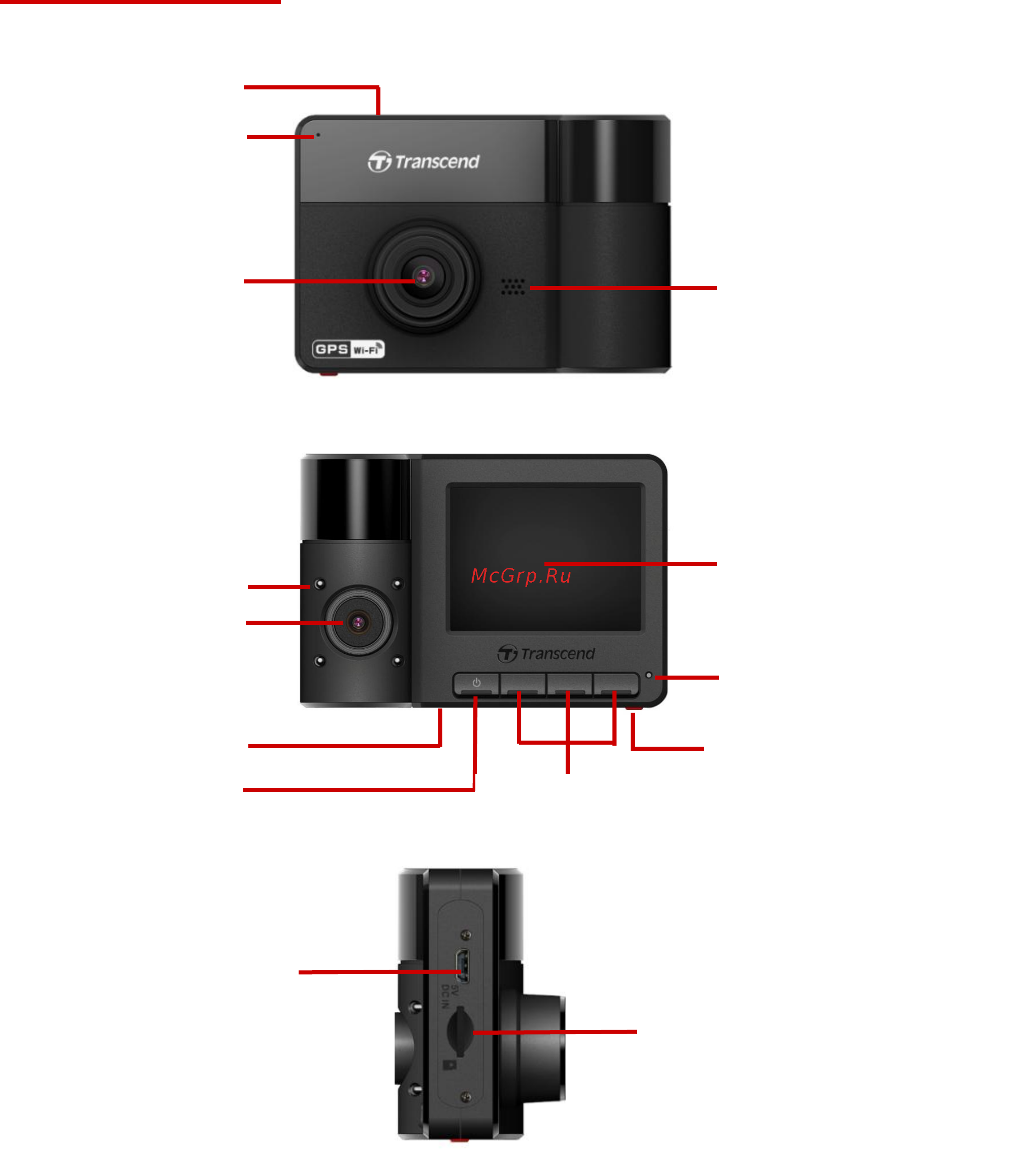 Transcend DrivePro 550 [6/38] Начало работы