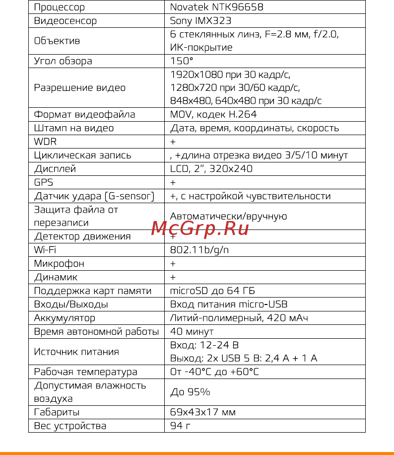 Carcam Q8 [17/18] Страница 18