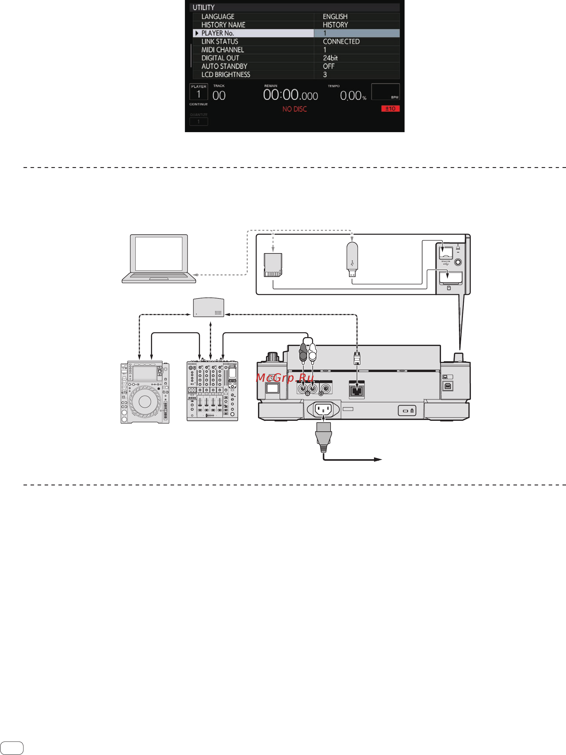 Pioneer DJ CDJ-2000NXS2 [10/46] Pro dj link экспорт link