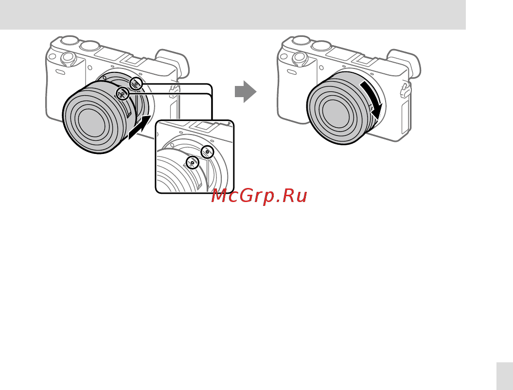 Sony A6400 + SEL-P1650 Black (ILCE-6400L/B) [55/171] Montaggio di un obiettivo