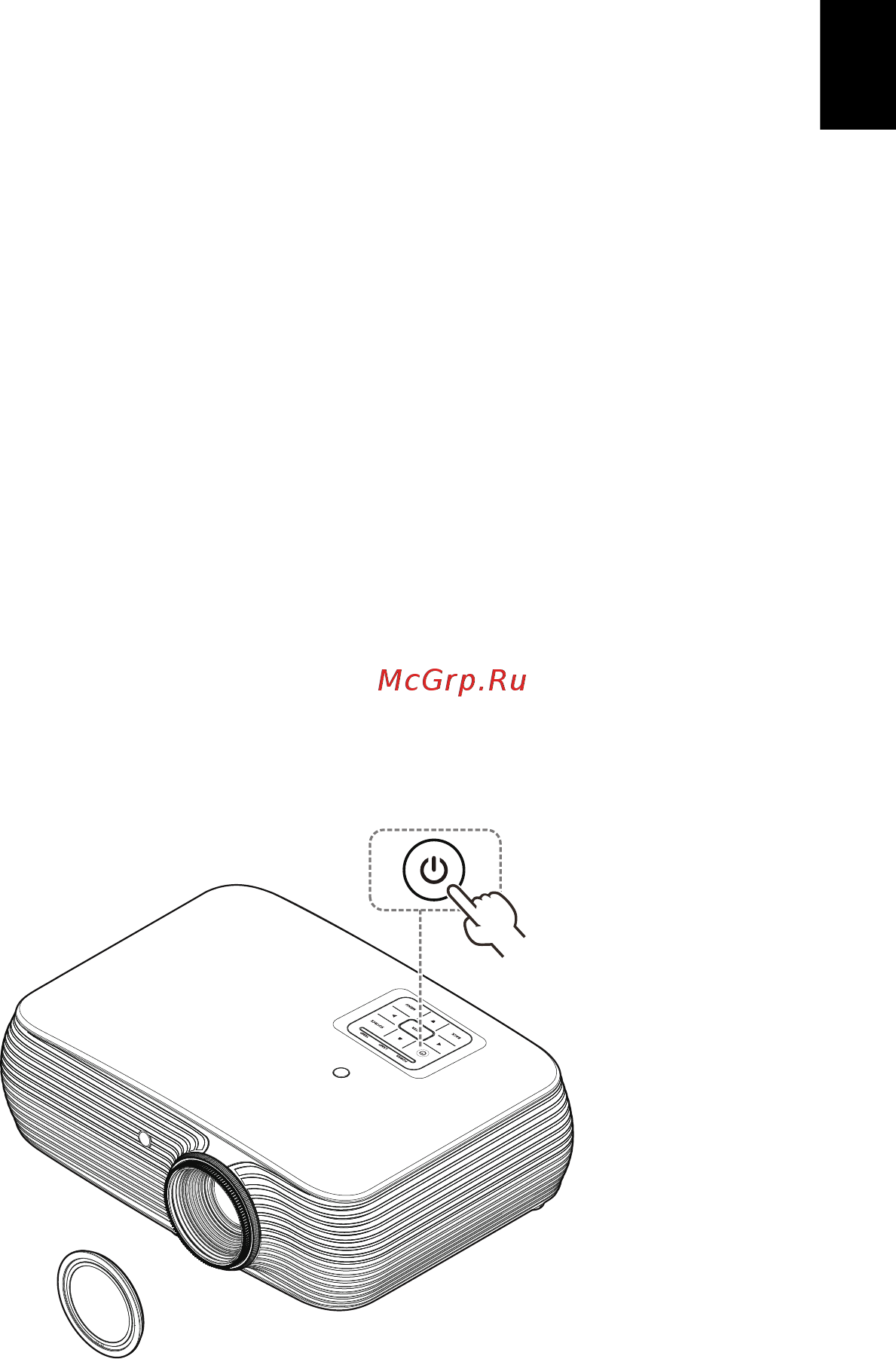 Acer P5230 [21/68] Включение и выключение проектора