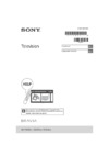Sony KD-55XG9505 Руководство по эксплуатации
