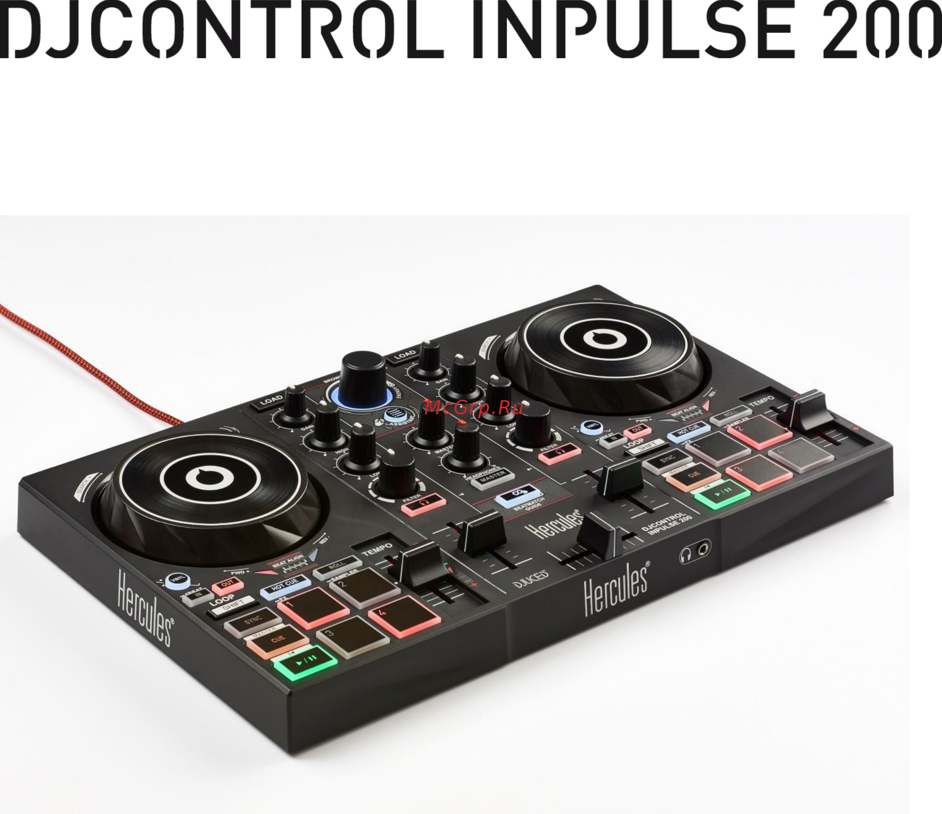 Hercules DJ Control Inpulse 200 Руководство по эксплуатации онлайн