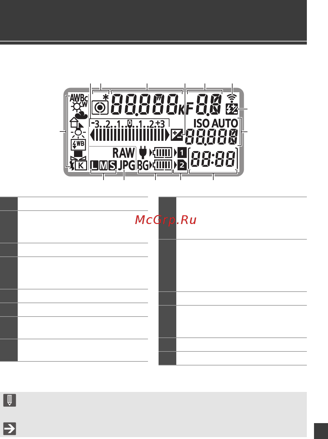 Panasonic DC-S1 Kit 24-105 (DC-S1MEE-K) [275/304] Отображение информационного жк экрана