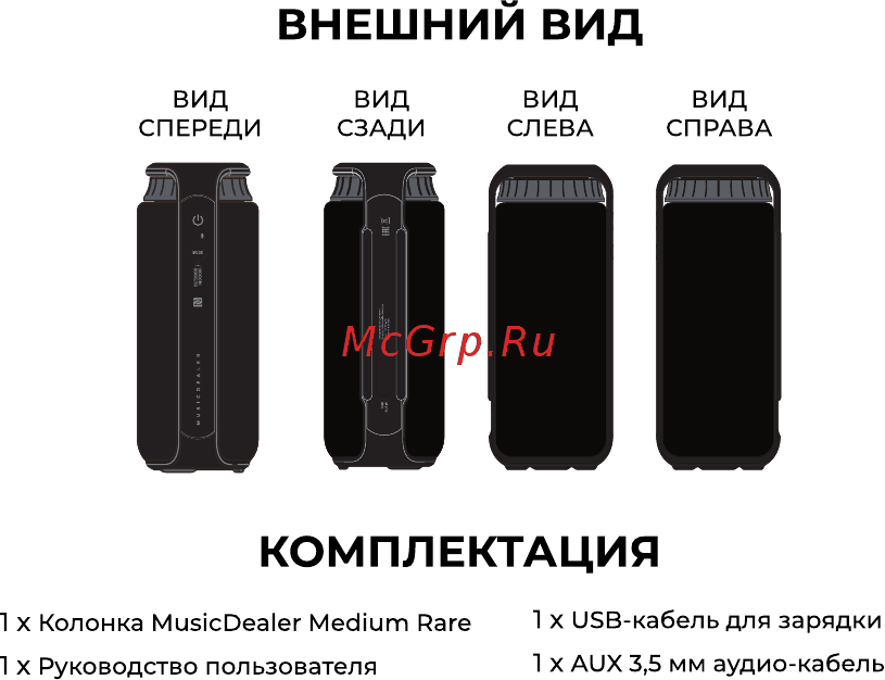 Z-project Musicdealer Medium Rare (ZMDS-MRDG) Руководство по эксплуатации онлайн [4/12] 430094