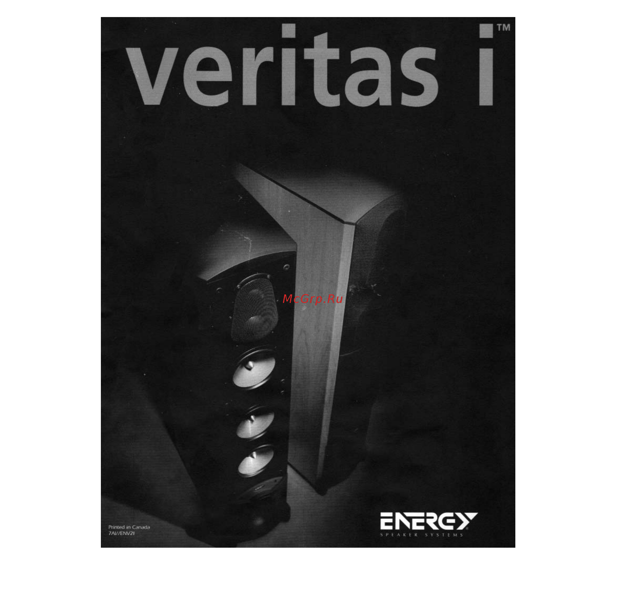 Energy Veritas V2.3i C Руководство по эксплуатации онлайн