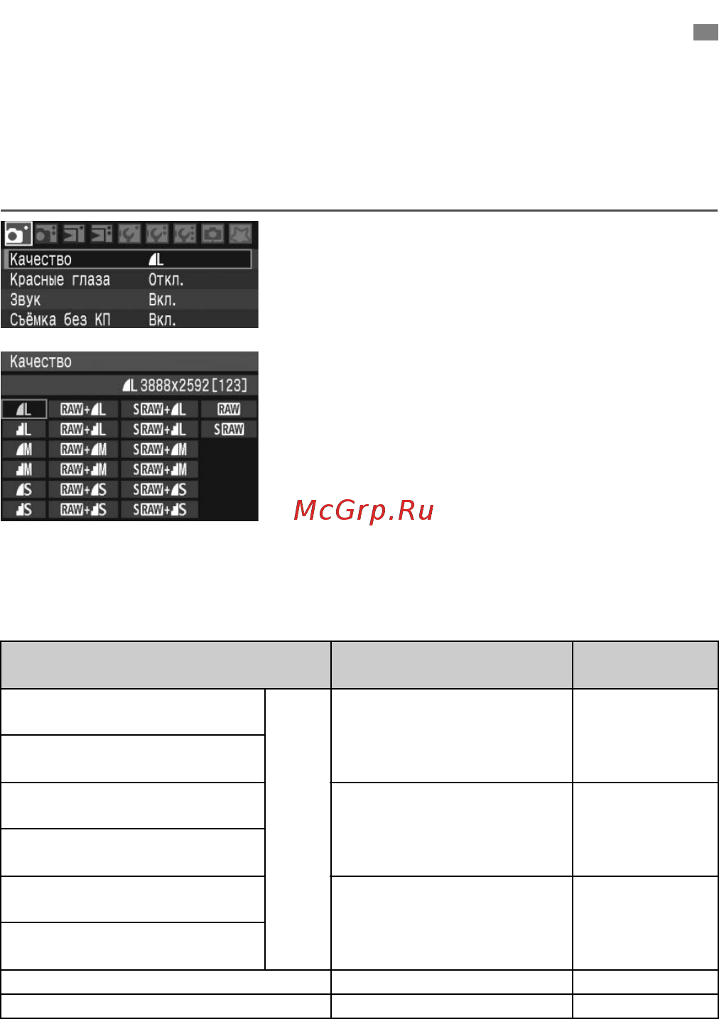 Canon EOS 40D 17-85 + 10-22 [56/196] Установка уровня качества записываемых изображений