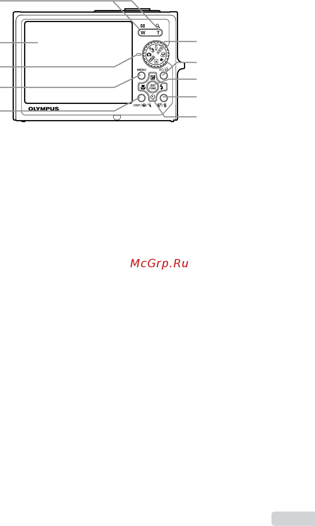 Olympus Mju1050SWB Руководство по эксплуатации онлайн [7/80] 430166