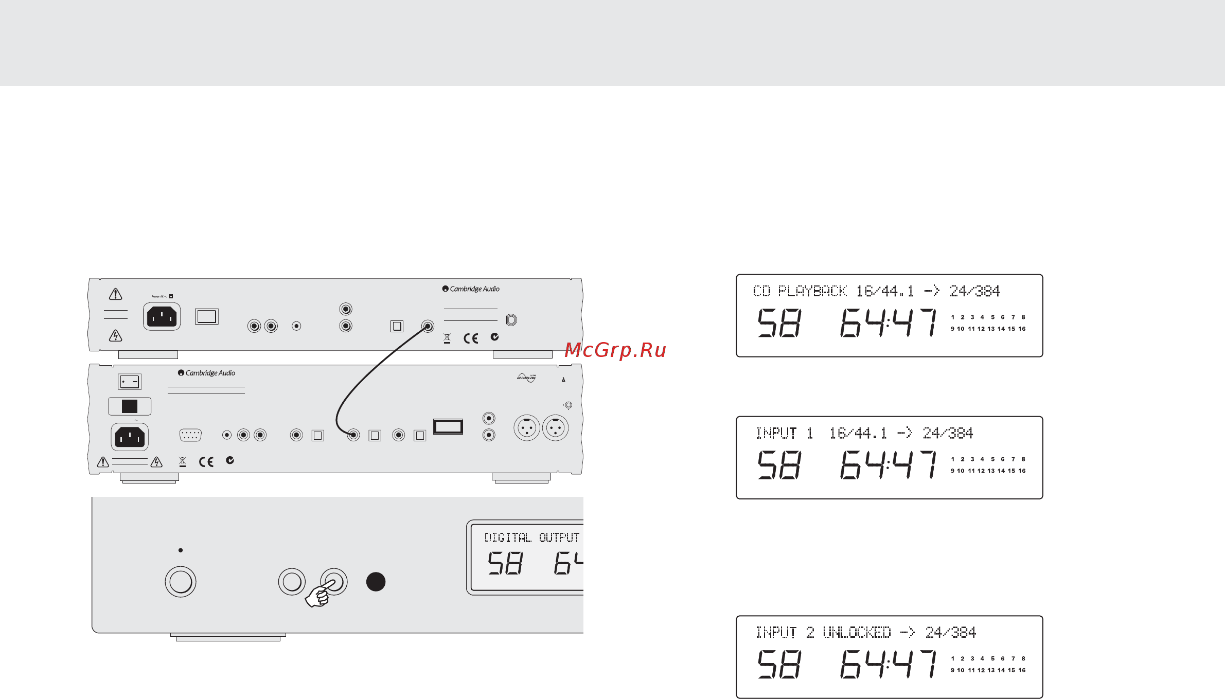 Cambridge Audio 840C S [15/22] Control bus