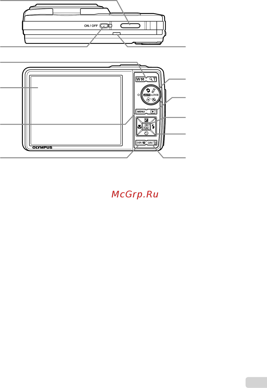 Olympus TOUGH-7010 Silver Руководство по эксплуатации онлайн [7/68] 430250