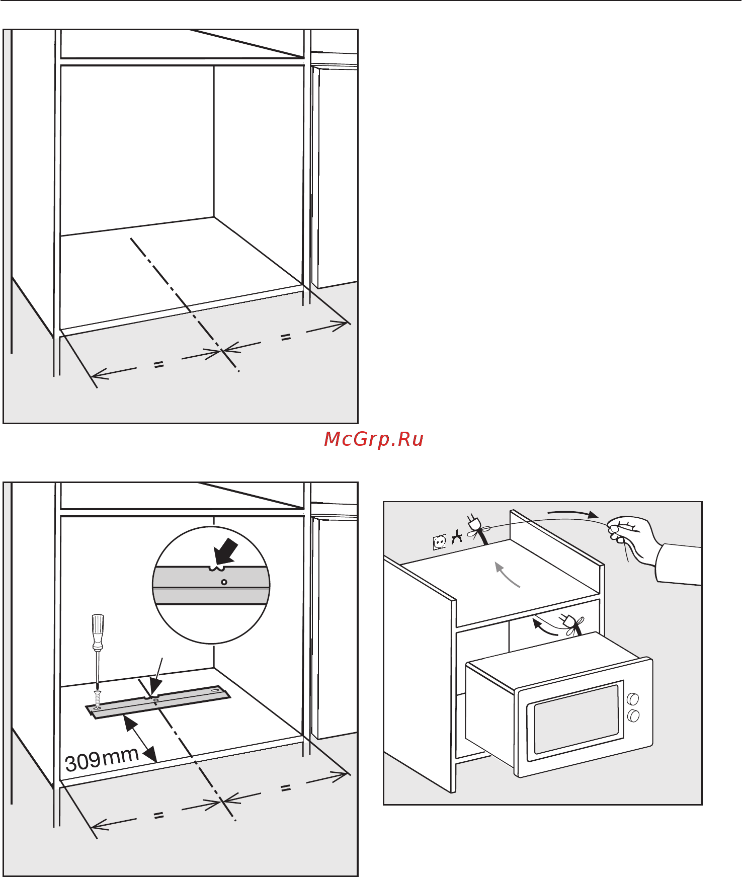 Miele M 8260 ST [48/52] Встраивание