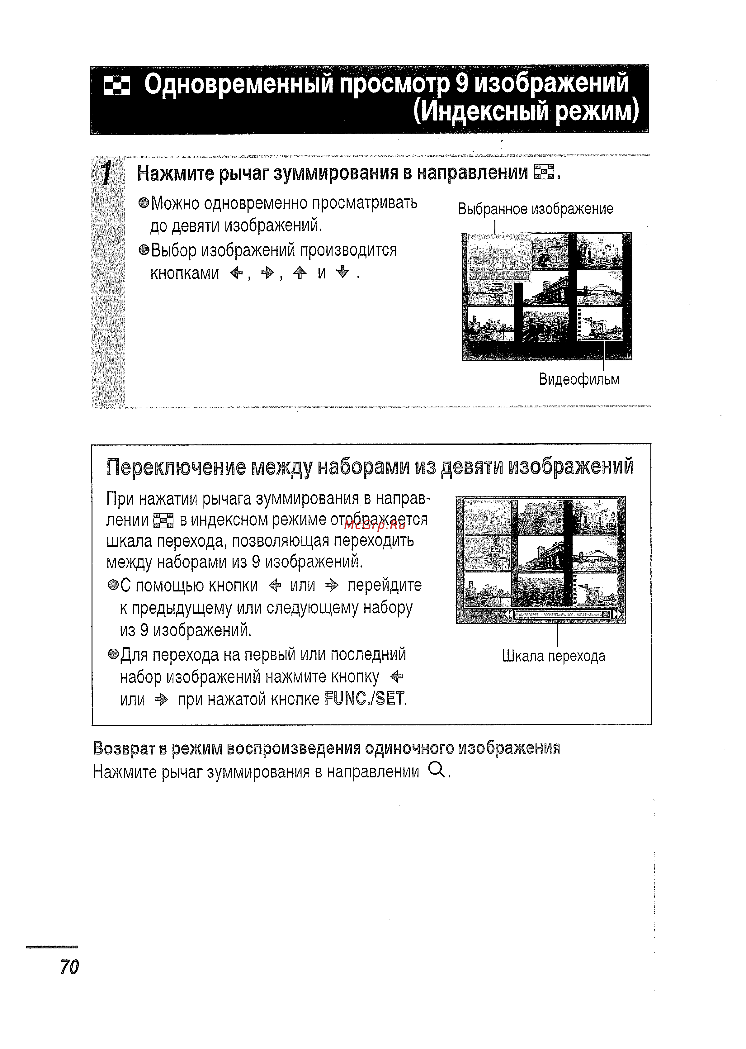 Canon IXUS750 s [71/131] Индексный режим