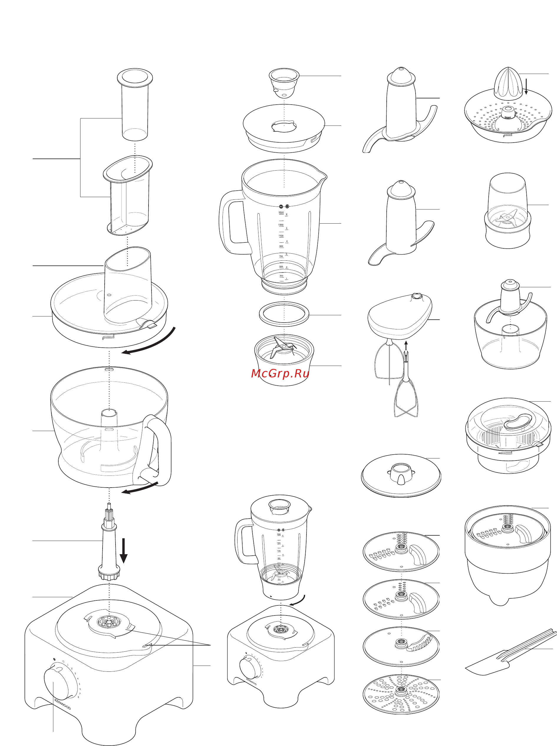 Kenwood FP 734 Руководство по эксплуатации онлайн [2/9] 430492