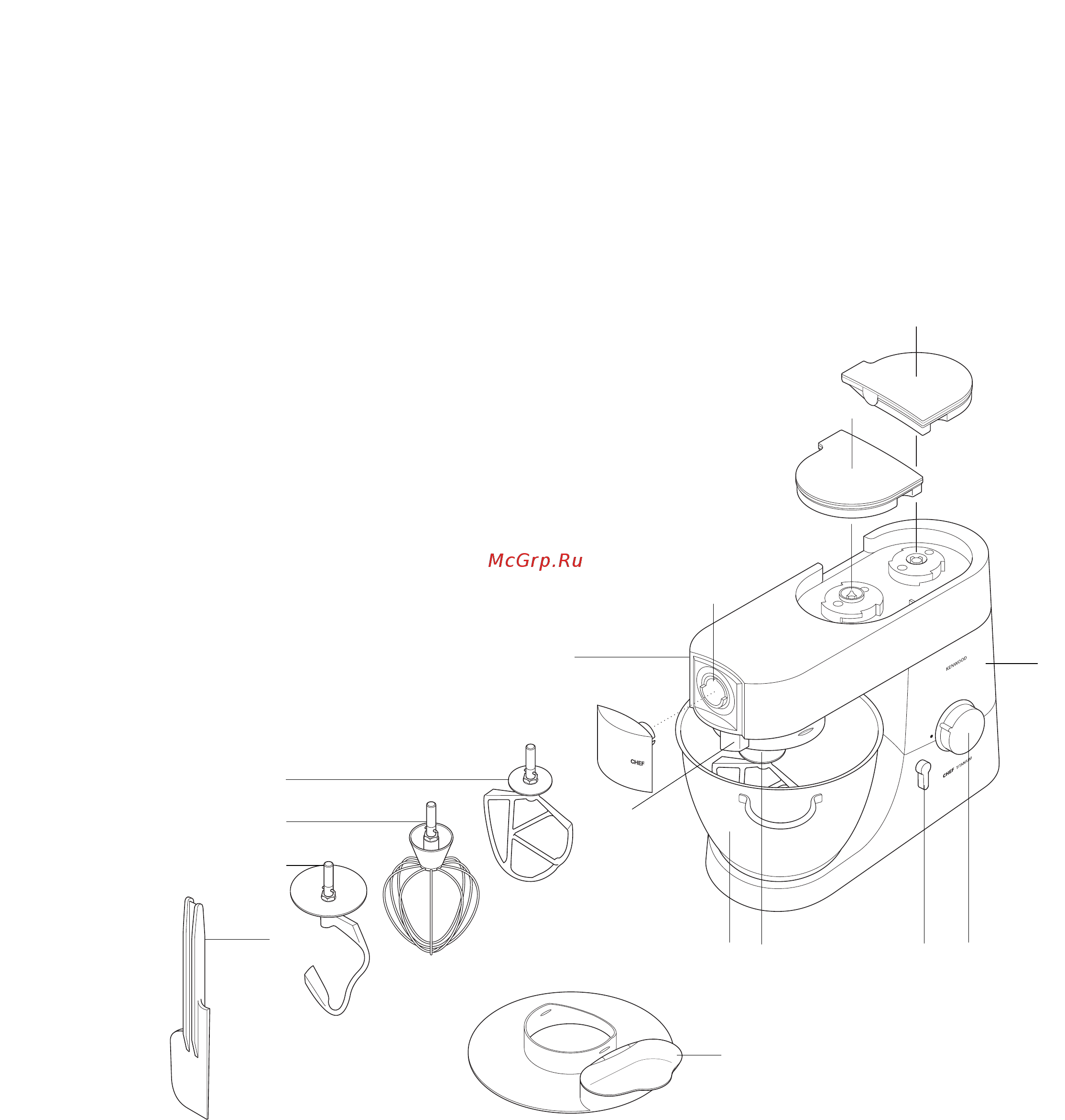 Kenwood KM 010 [3/10] Ознакомьтесь с вашим кухонным комбайном фирмы kenwood