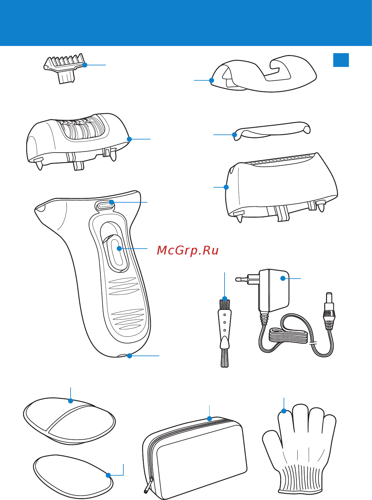 Philips HP 6483/02 Руководство по эксплуатации онлайн [2/16] 430497