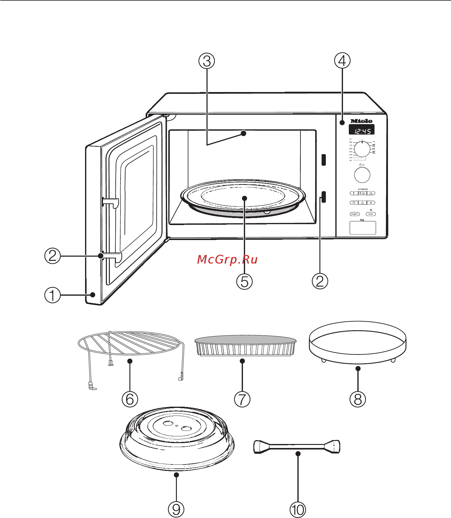 Miele M 8201-1 сталь [4/60] Ðàáî àÿ êàìåðà ïðèíàäëåæíîñòè 4