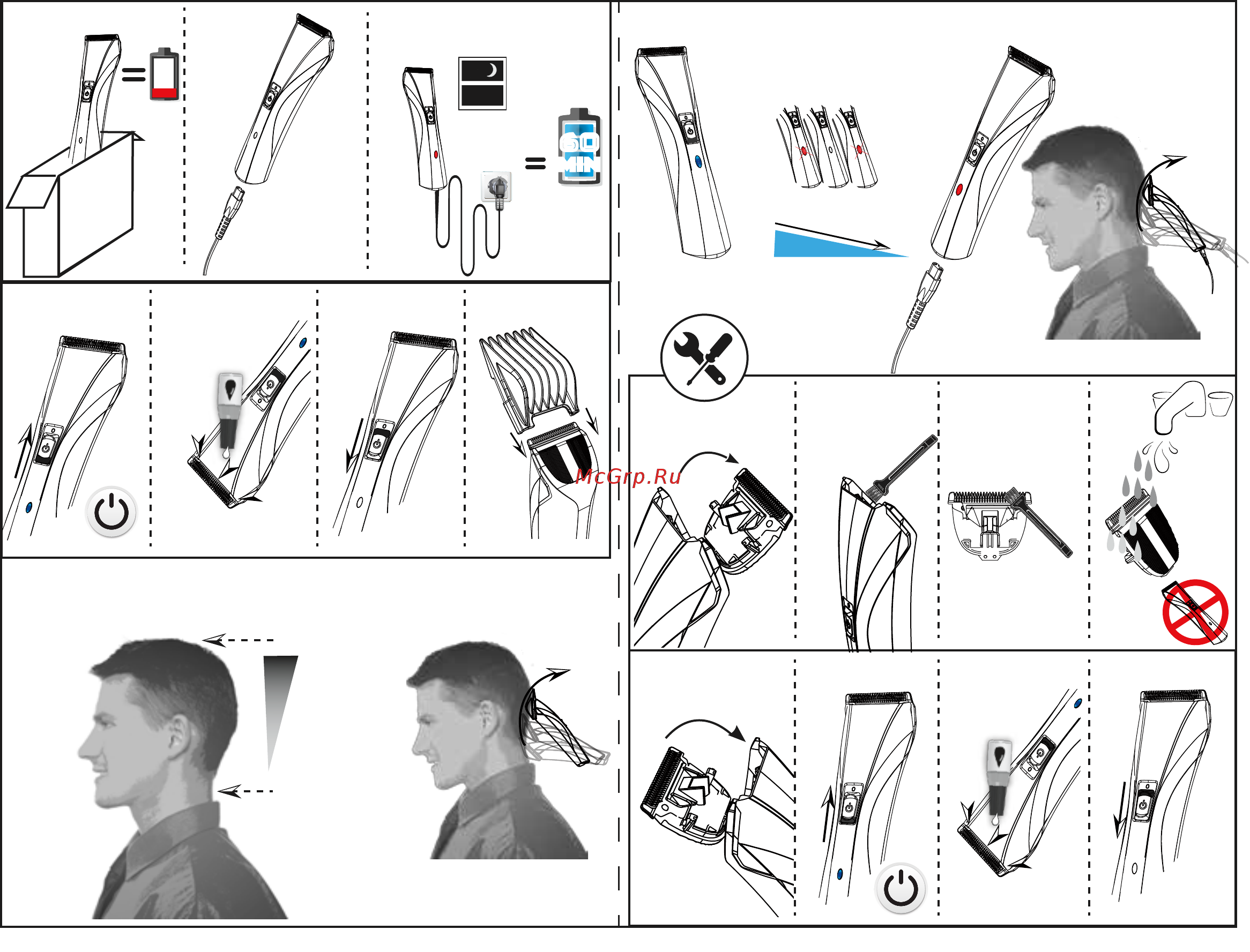 Wahl 9698-1016 [2/4] Min 60 min