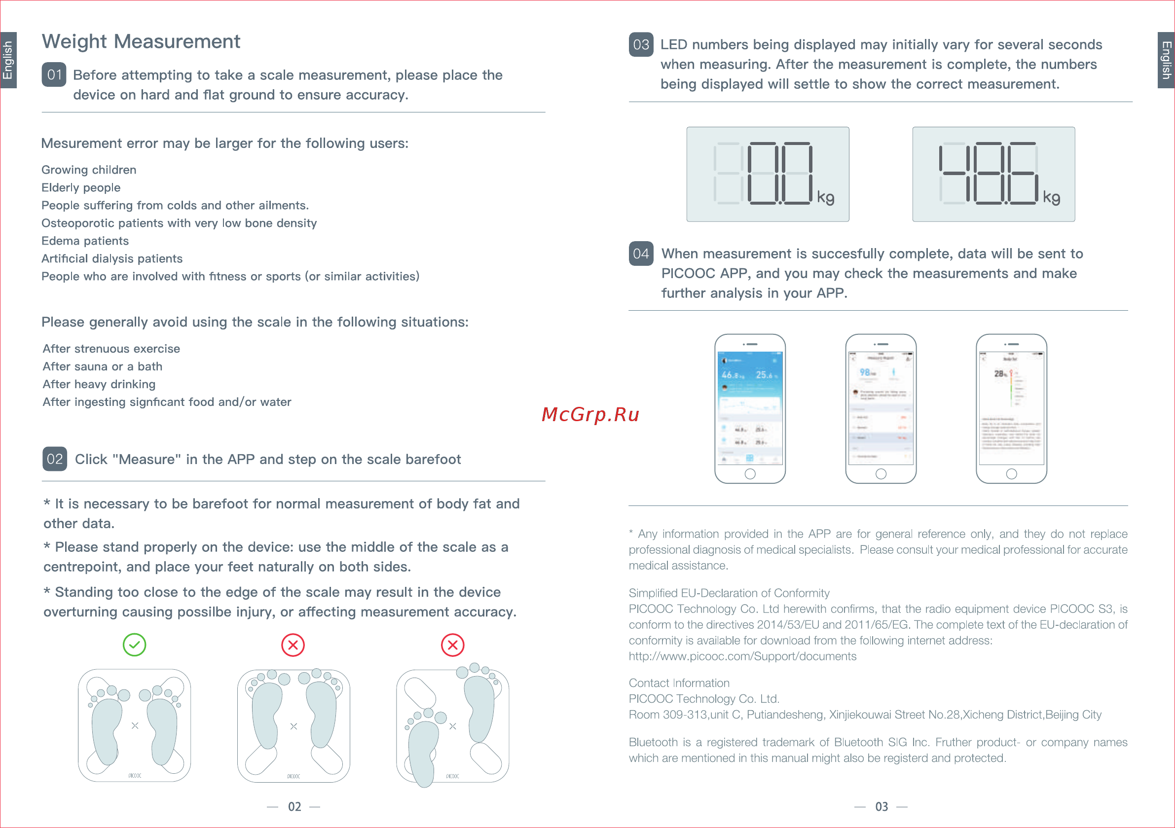 Picooc S3 с Wi-Fi White [3/22] Nn ulk