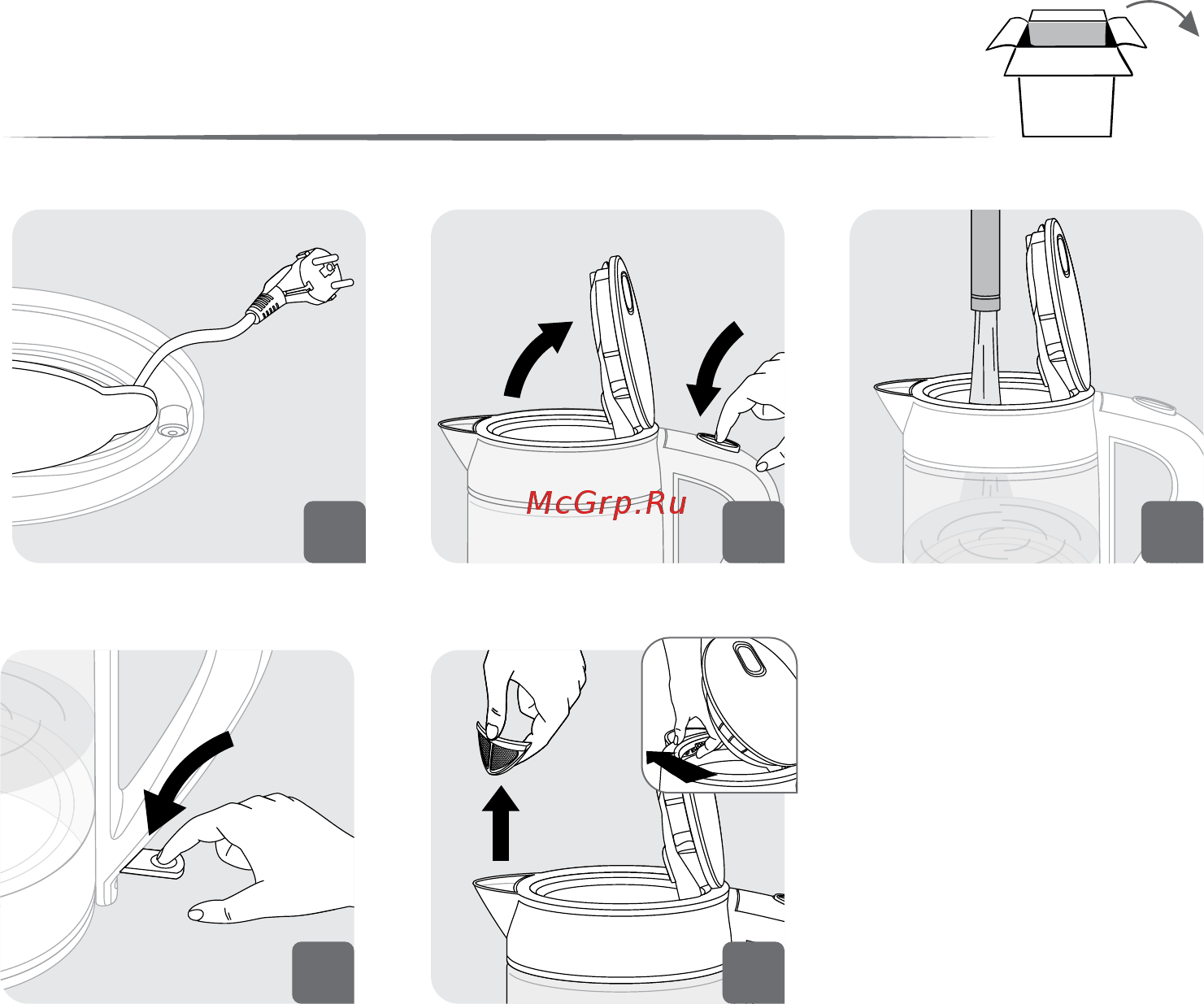 Tefal KI730132 Glass Kettle Руководство по эксплуатации онлайн [3/13] 431217