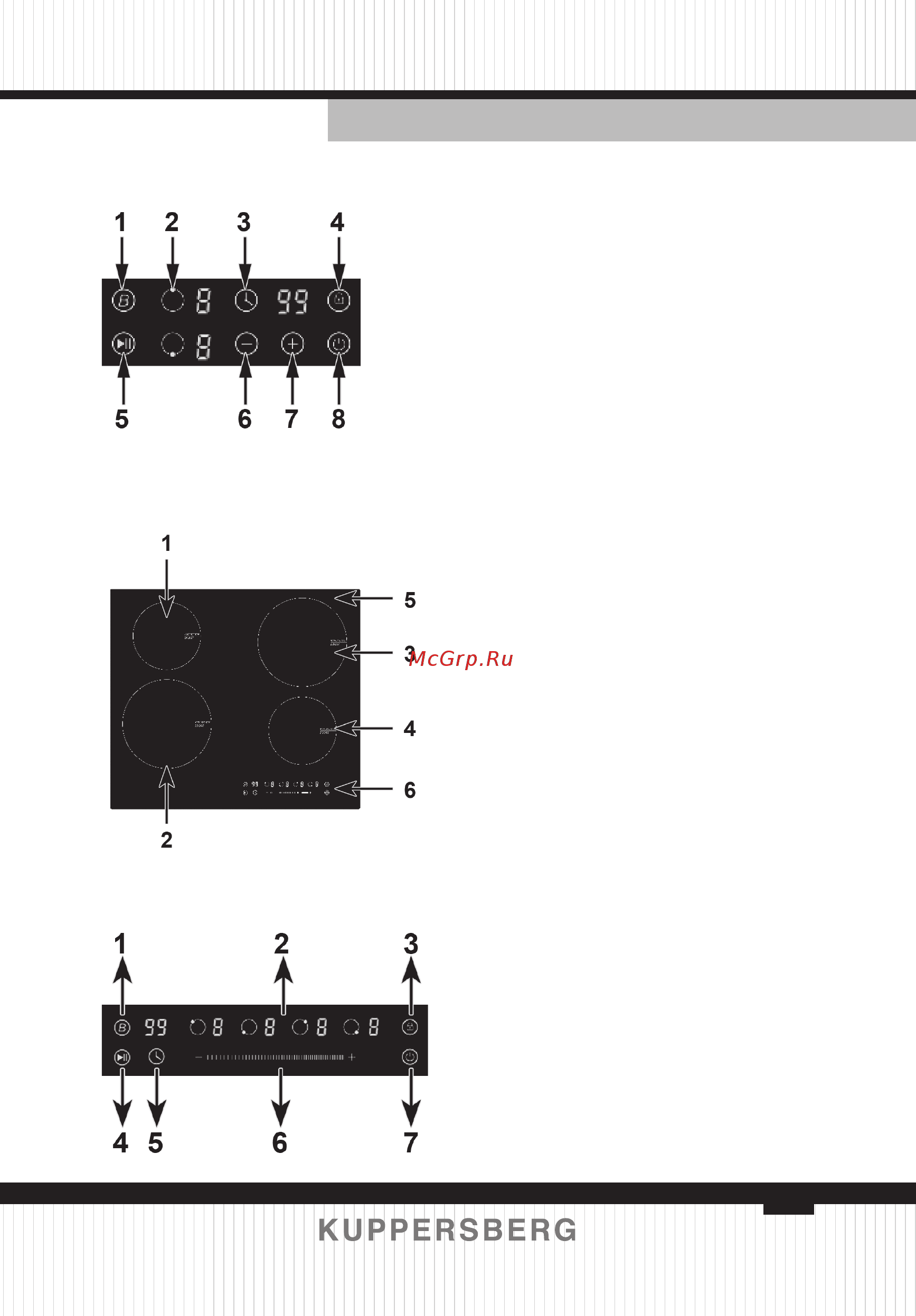 Kuppersberg ICS 624 C [49/108] 7 model ics 604 ics 604 c ics 604 gr ics 604 w