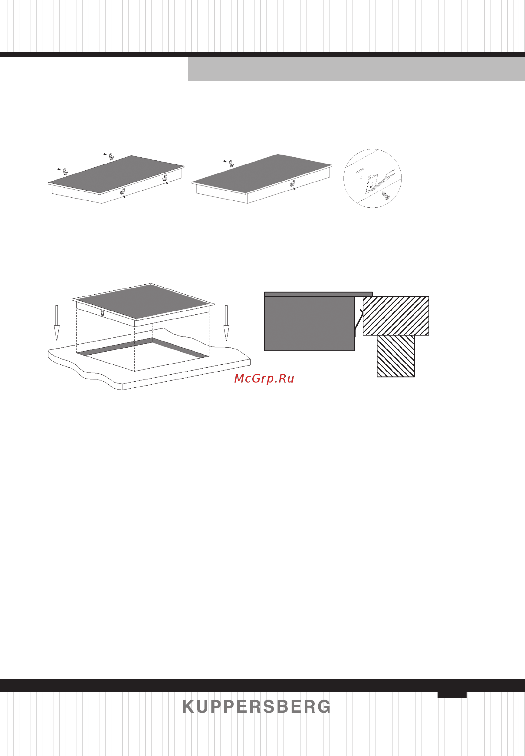 Kuppersberg ECO 601 GR [9/108] Anschluss des kochpanels ans stromnetz