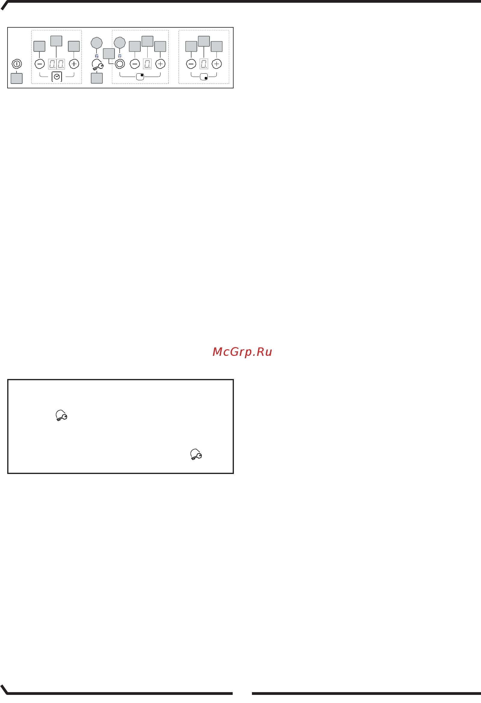 Zigmund & Shtain CNS 027.60 BX [16/18] Включение зоны готовки