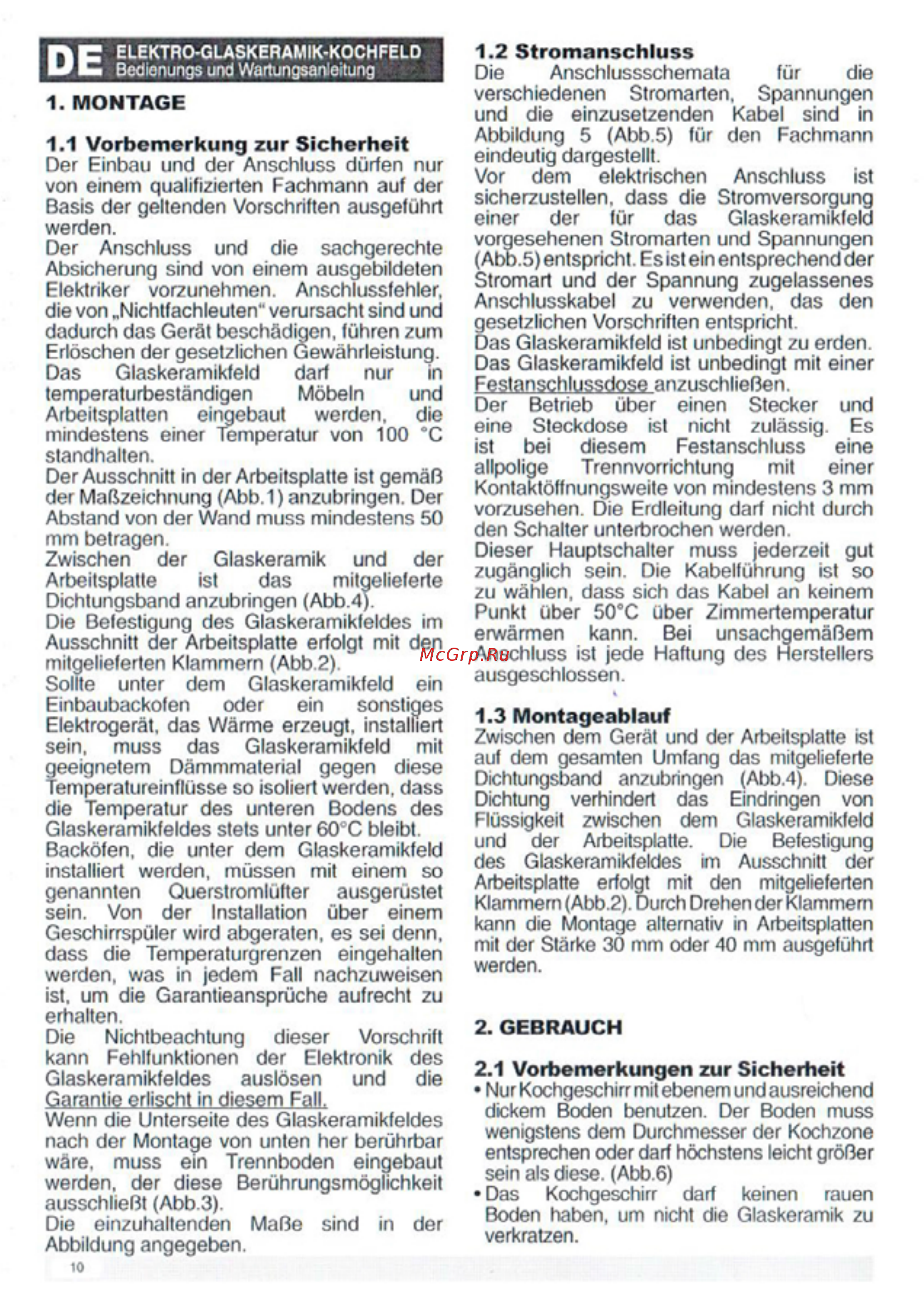 Zigmund & Shtain CNS 025.60 BX Руководство по эксплуатации онлайн [10/22] 804528
