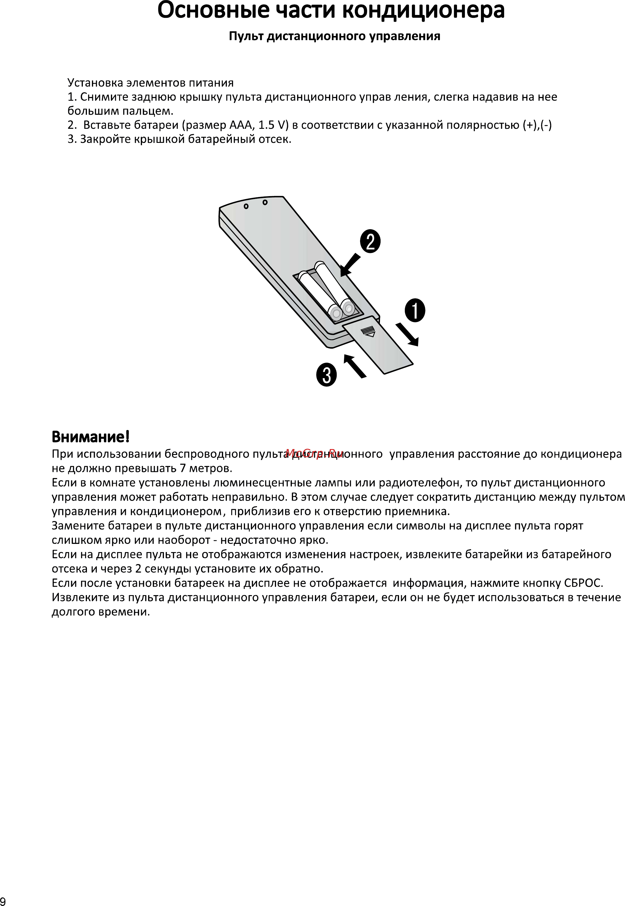 Haier HSU-24HTM03/R2(DB) [9/29] Пульт дистанционного управления