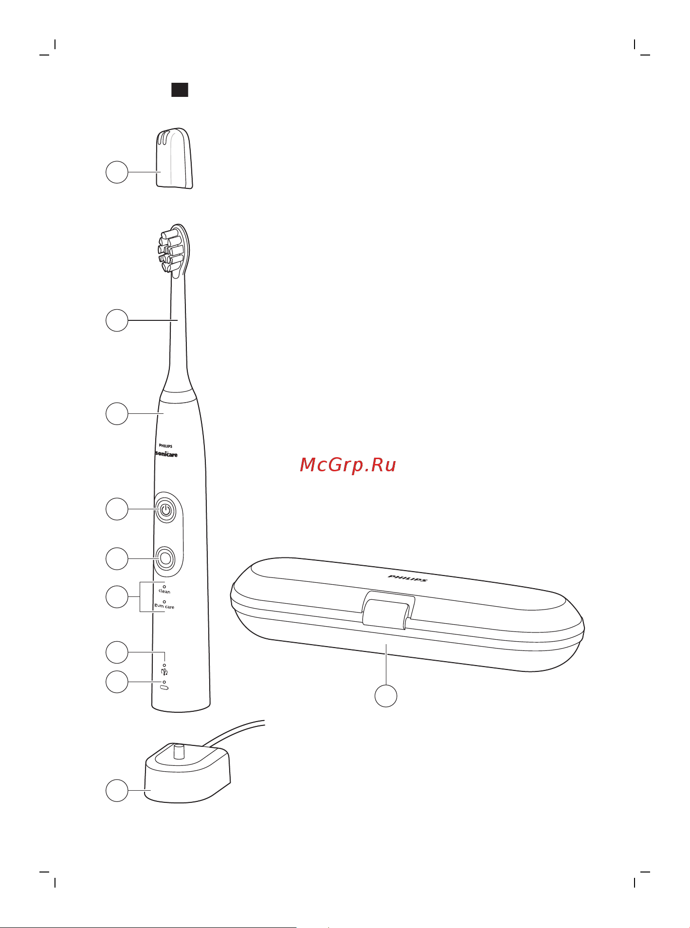Philips Sonicare HX6859/35 Руководство по эксплуатации онлайн [3/49] 431751