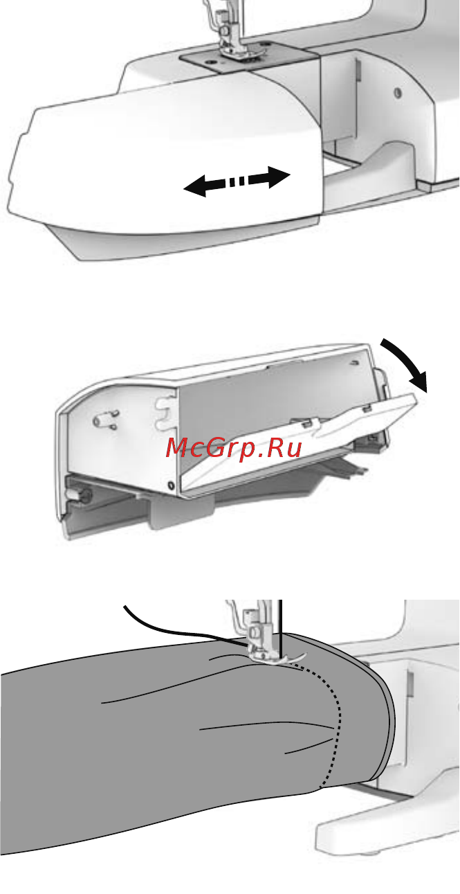 Necchi 2223A [12/60] Съемный столик