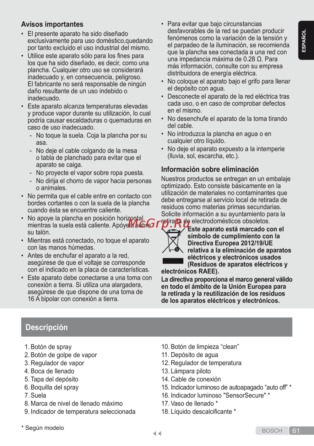 Bosch Sensixx'x DA30 TDA3024050