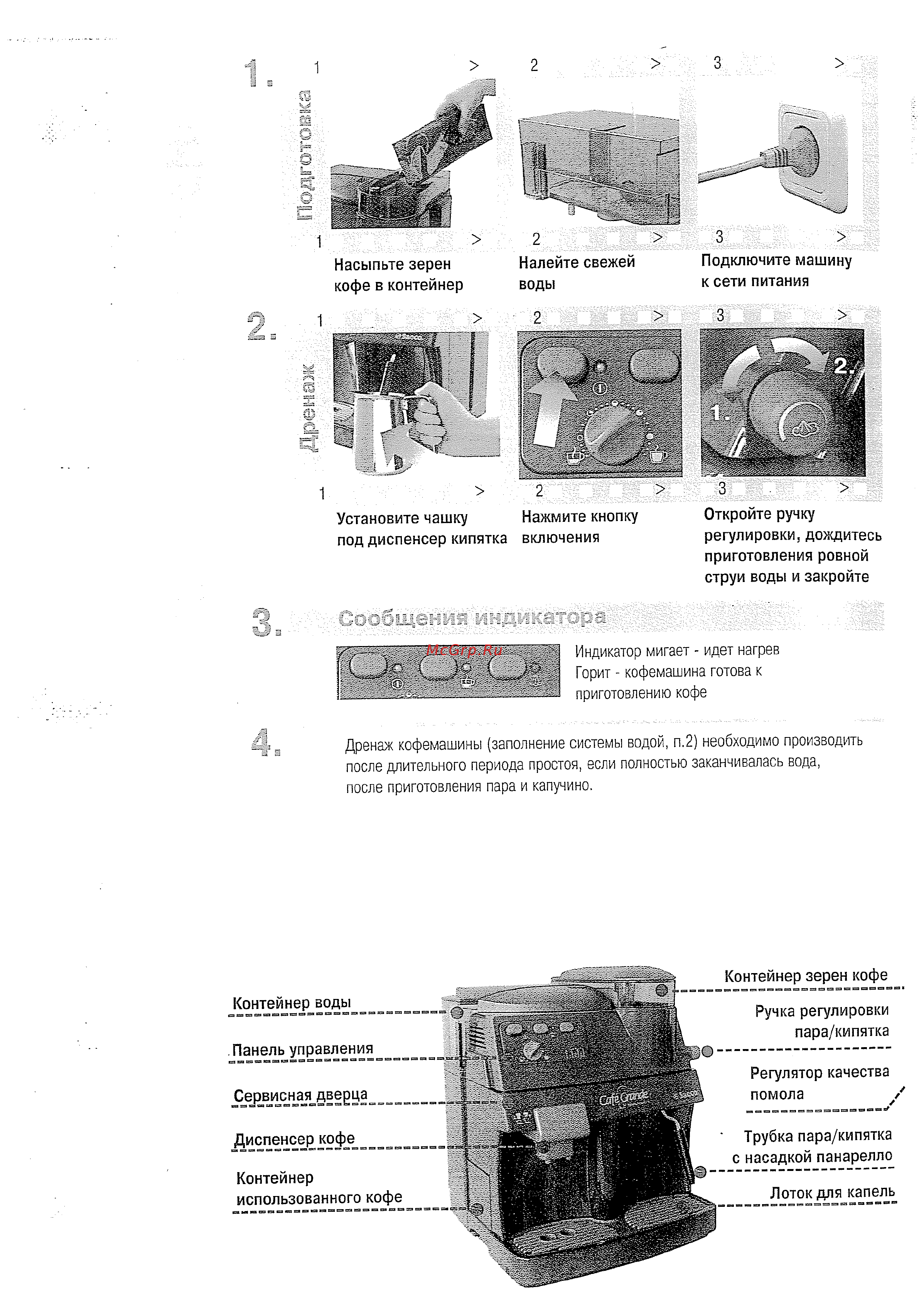 Saeco Vienna de Lux Руководство по эксплуатации онлайн [2/10] 431990