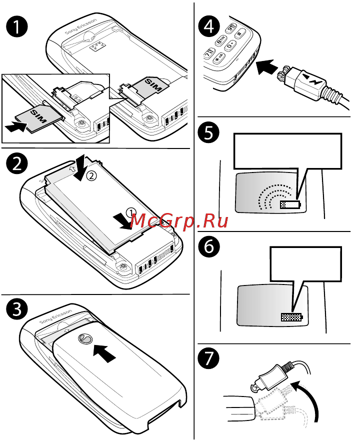 SonyEricsson T600 silver [5/90] Сведения о 51м картах и аккумуляторах