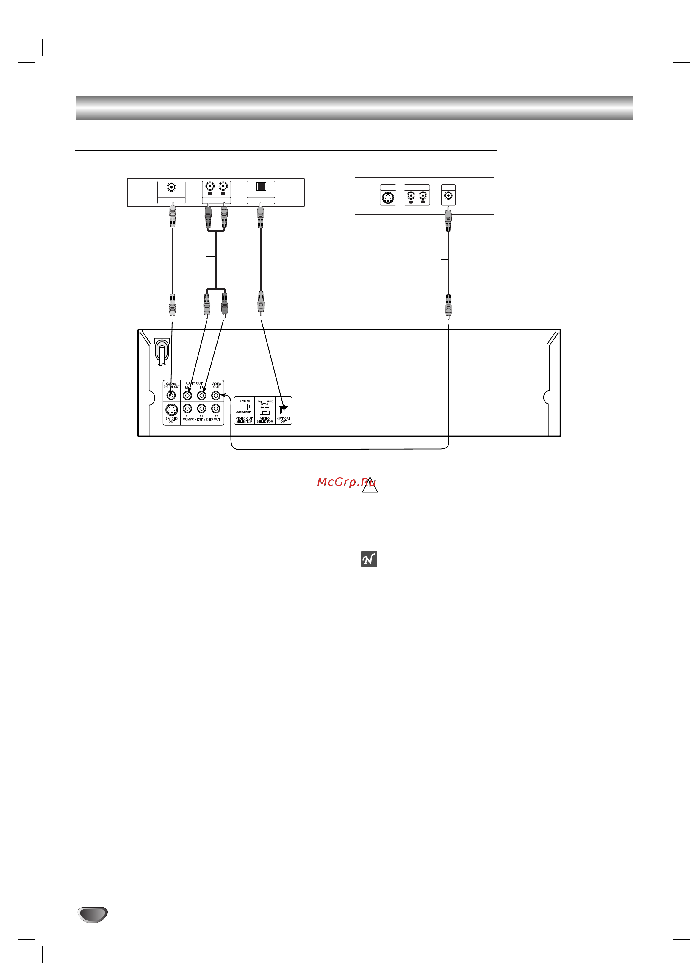LG DKS-5000 (без диска) [10/29] Подключение к внешнему оборудованию и к телевизору