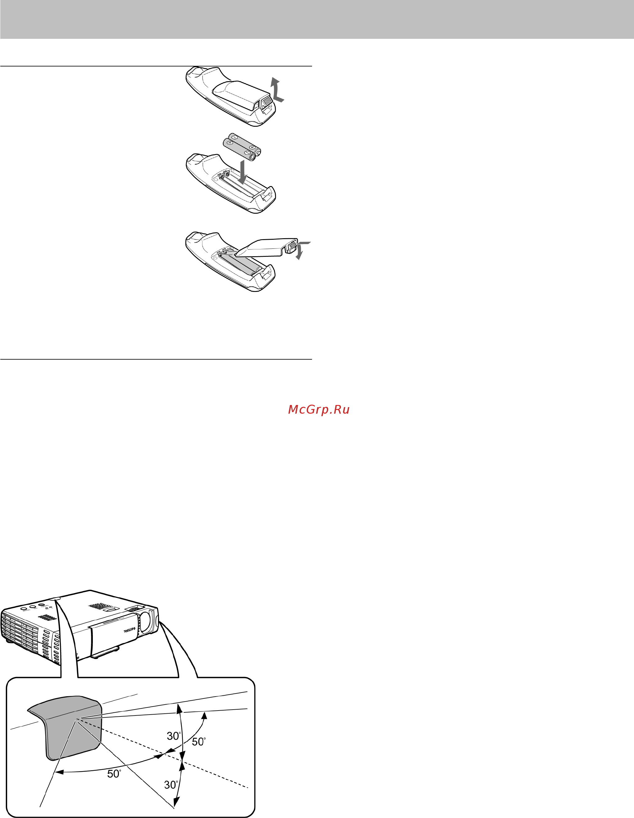 Philips LC5241 [10/28] Подготовительные работы